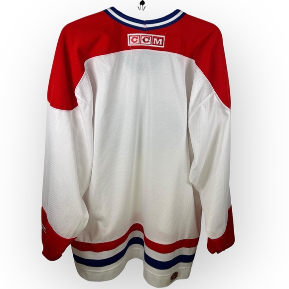 Montreal Canadiens White Away Jersey – CCM – Size XL - Picture 2 of 4